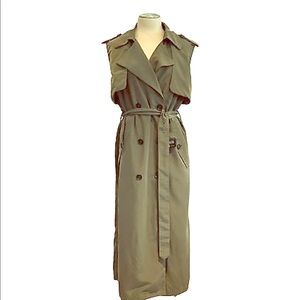 Bcbgmaxazria Paloma sleeveless trench coat